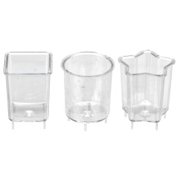 Moules à bougies set de 3pcs 4 x 5 cm