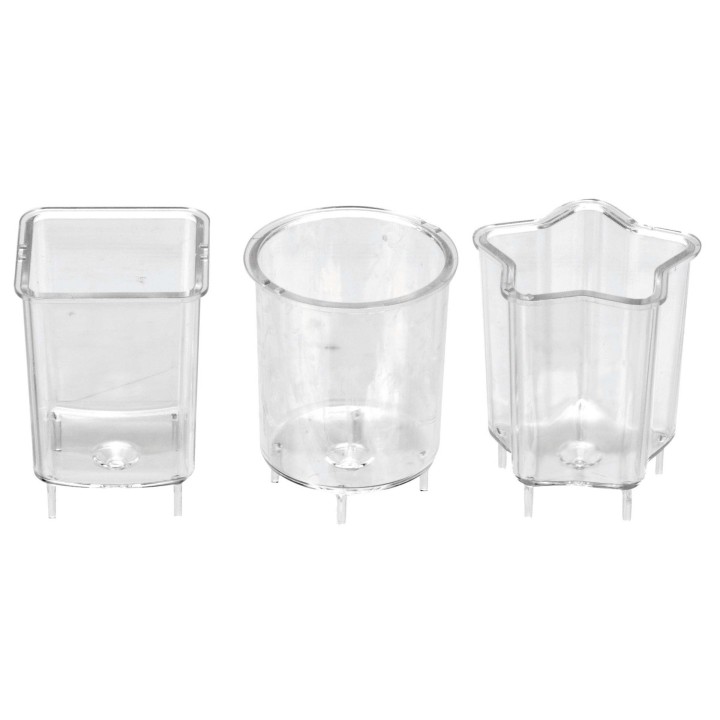 Moules à bougies set de 3pcs 4 x 5 cm