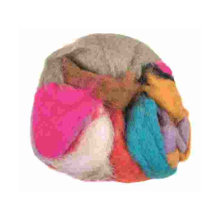 Schafwolle 100g Multicolor 100% natur