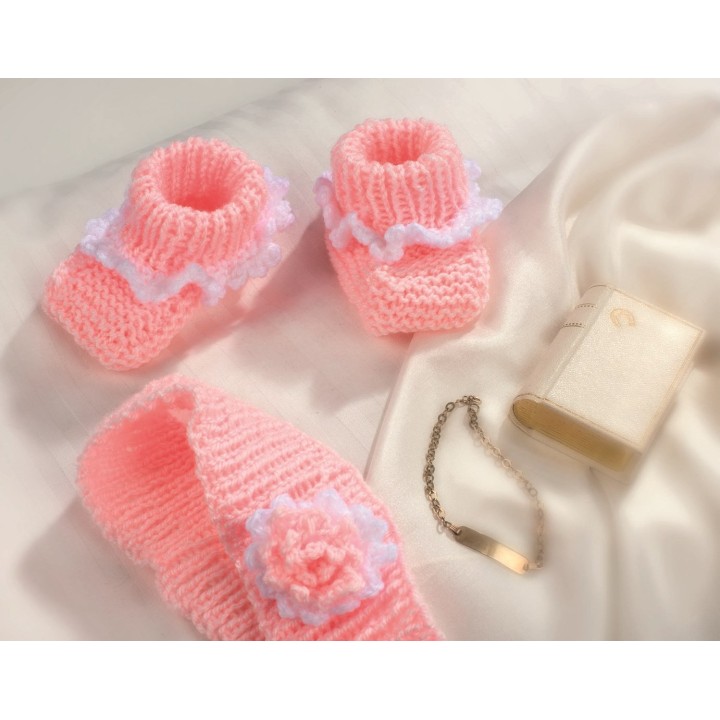 Baby 100% acrylique, 50g rose