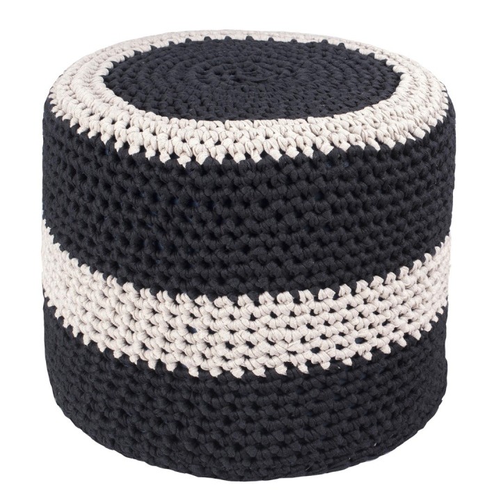 Bands Makramee250g schwarz 60% Baumwolle/40% Viskose