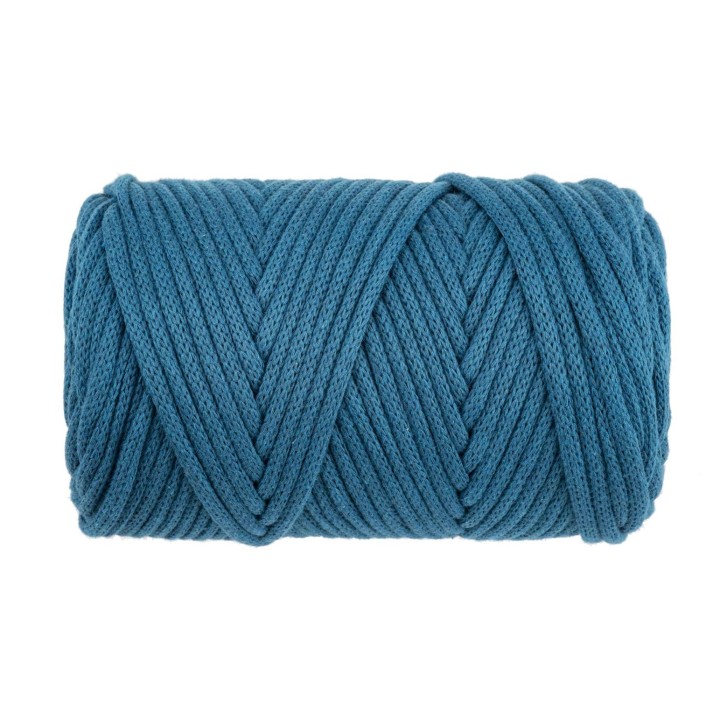 Makramee Cord 3mm 250g, tissé turquoise