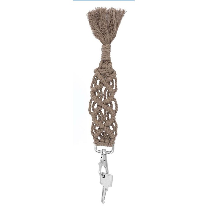 Makramee Rope 3mm 250g câblé brun clair