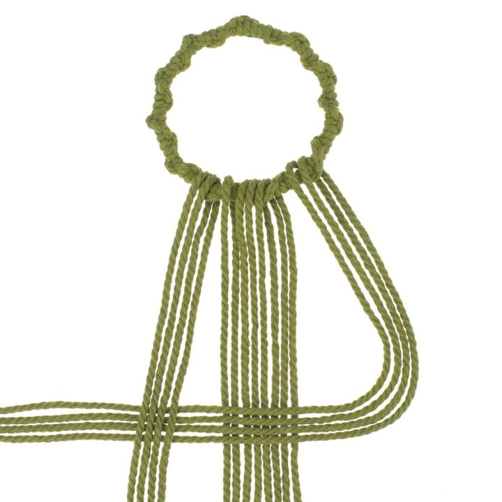 Makramee Rope 3mm 250g gedreht oliv