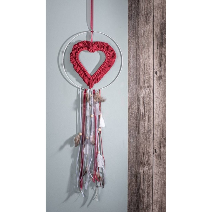 Makramee Rope 3mm 250g gedreht bordeaux