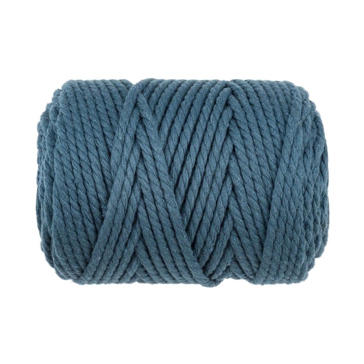 Makramee Rope 5mm 500g gedreht türkis