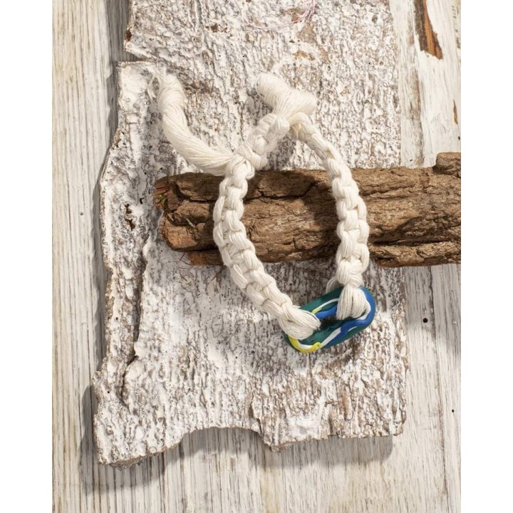 Makramee Cotton 2mm 250g creme