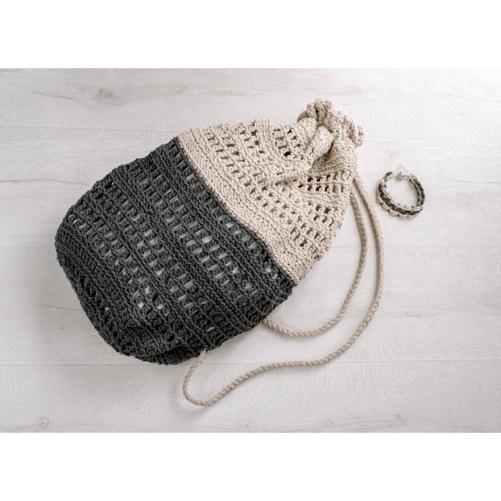 Makramee Cotton 2mm 250g taupe