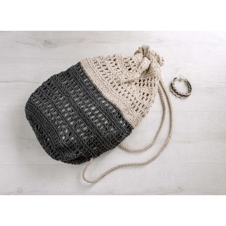 Makramee Cotton 2mm 250g anthracite