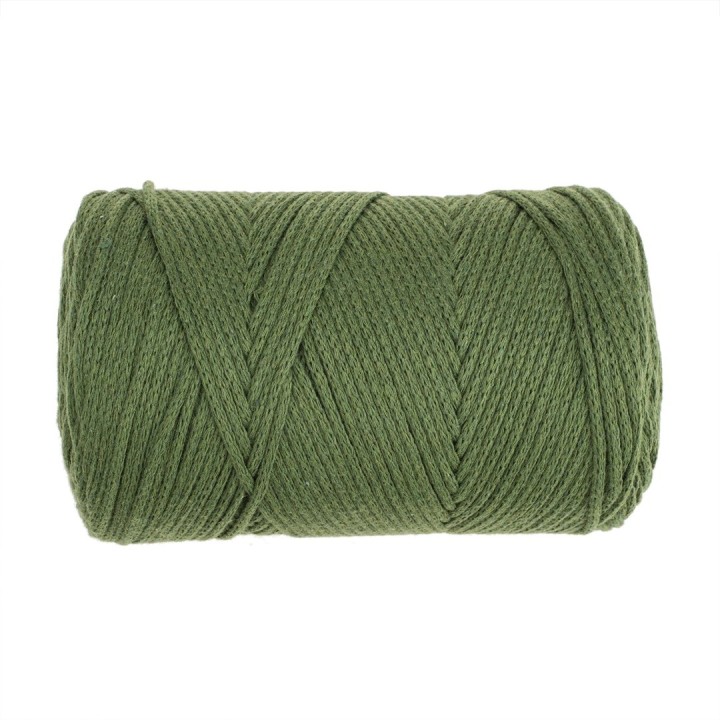 Makramee Cotton 2mm 250g oliv