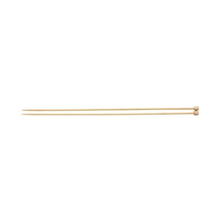 Aiguilles à tricoter en bambou 3,5mm 35cm