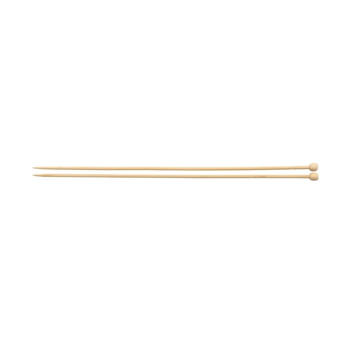 Stricknadeln Bambus 4,0mm 35cm