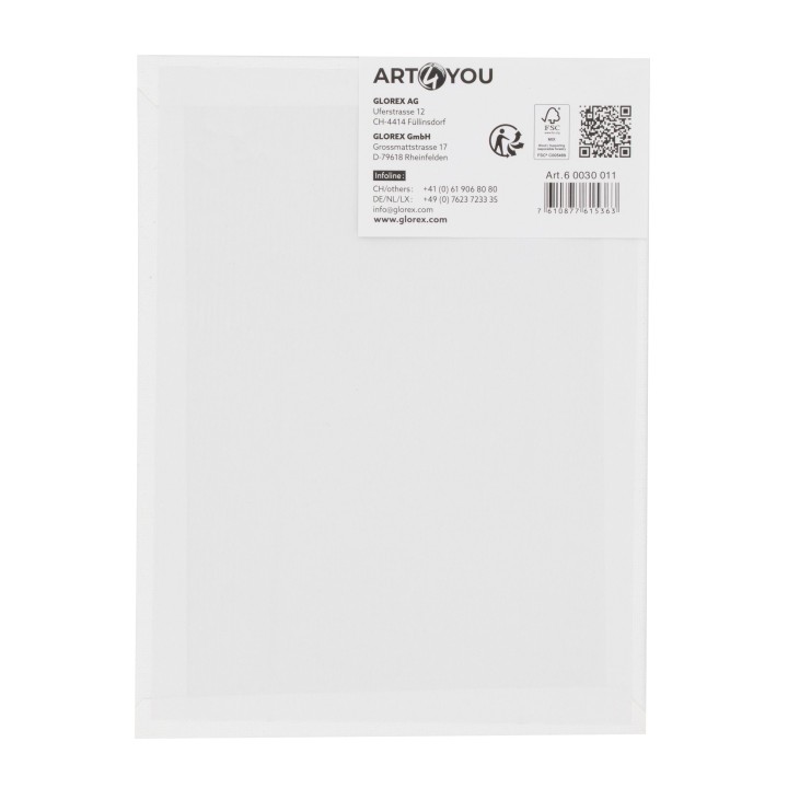 Painting board 3mm 15x20cm 280g/m²