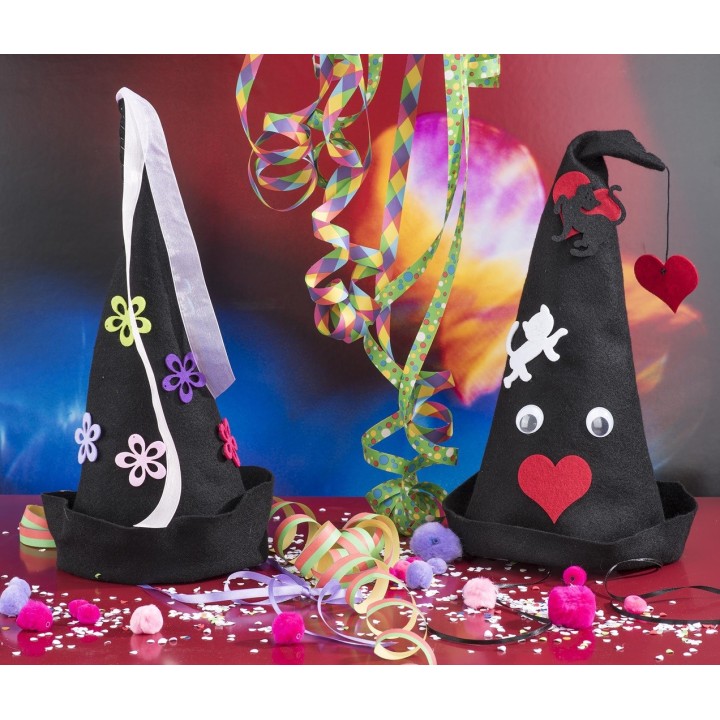 Bastelfilz 45cm x 2,5m schwarz Rollenware