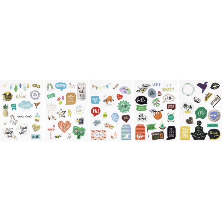 Paper-Patches Nobles Din A5 5 Blatt mit 300 Stück 3D-Klebepads