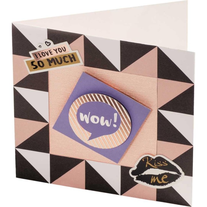 Paper-Patches Nobles Din A5 5 Blatt mit 300 Stück 3D-Klebepads