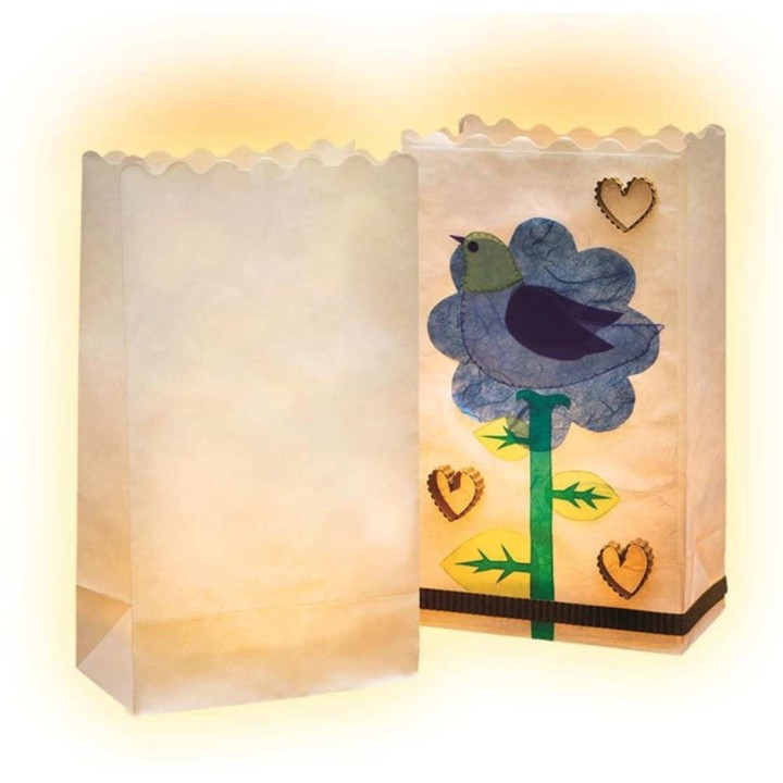 Lichtertüten Blanko 5 St. 24,5x14x8,5cm