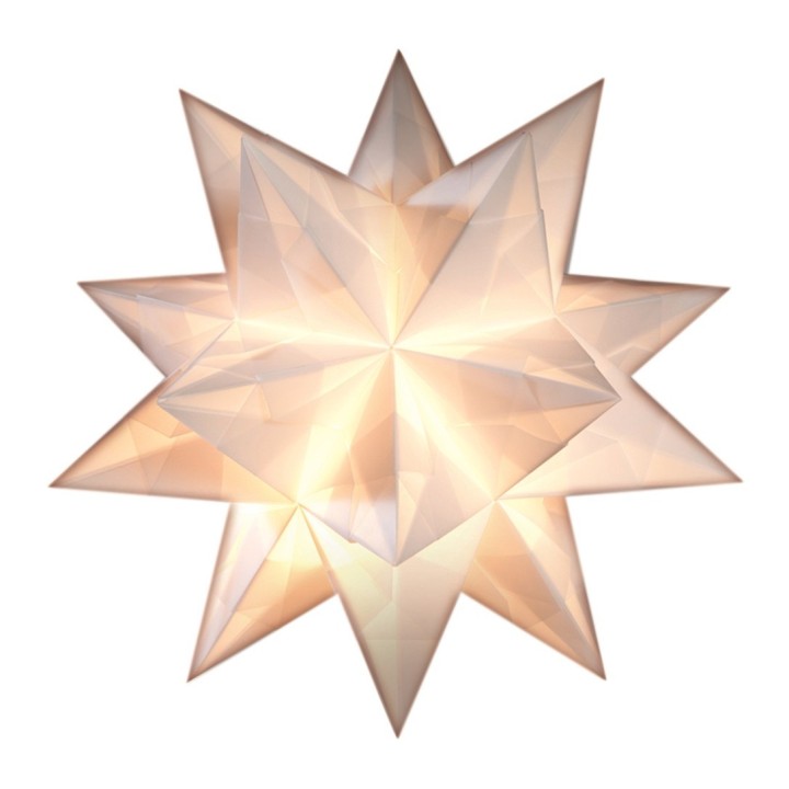 Bascetta star, white 20x20cm, 32 sheets