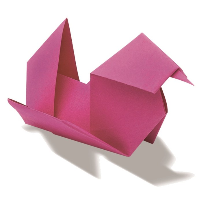 Papier à plier 70 g 10x10cm 100 feuilles couleurs ass.