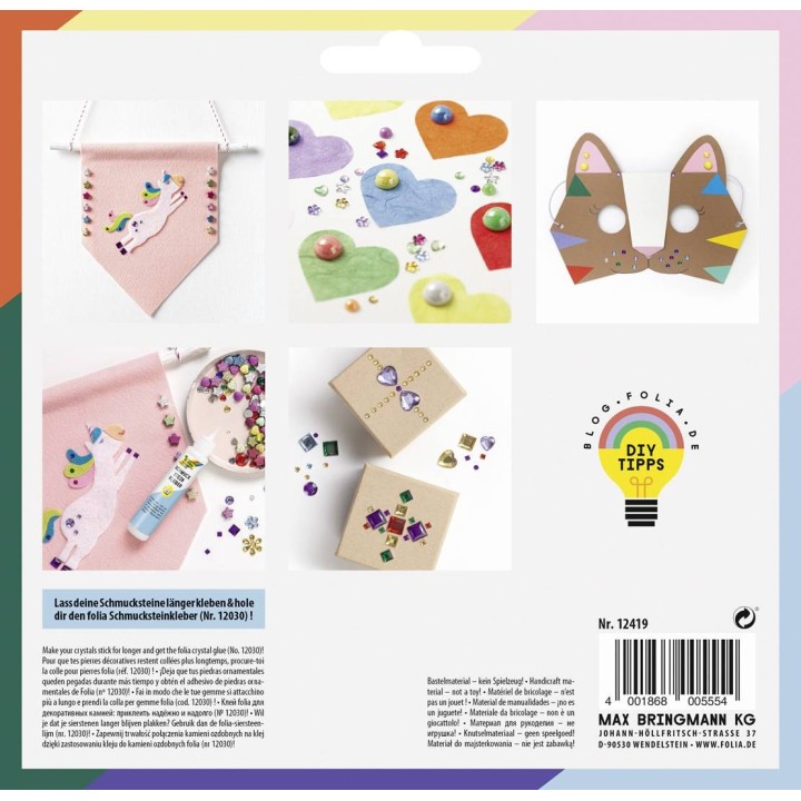 Set of jewel stones, 800 pcs