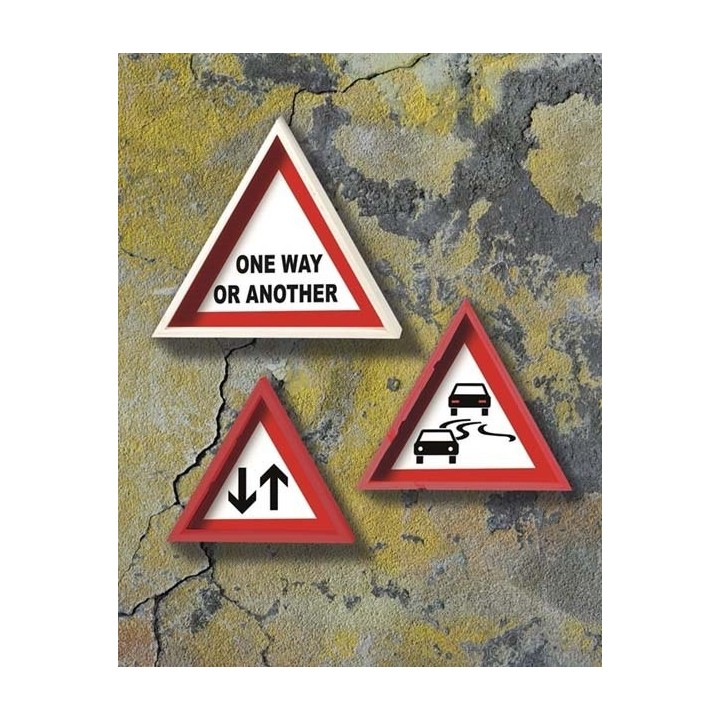 Design-Rahmen Holz dreieck 3 Stück 32x28x10/29x25x10/25x21x10cm