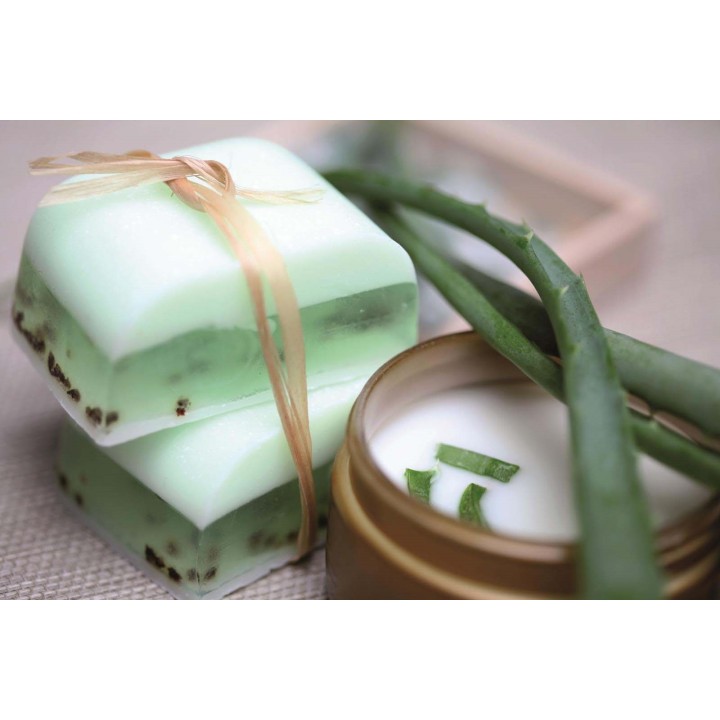 Savon de glycérine Aloe Vera 1500g transparent