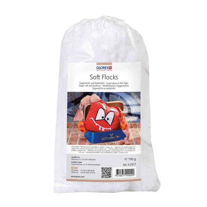 Soft-Flocks weiss 150g superweich und federleicht