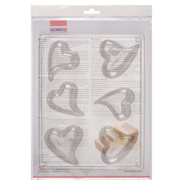 Moule à savon coeur swing