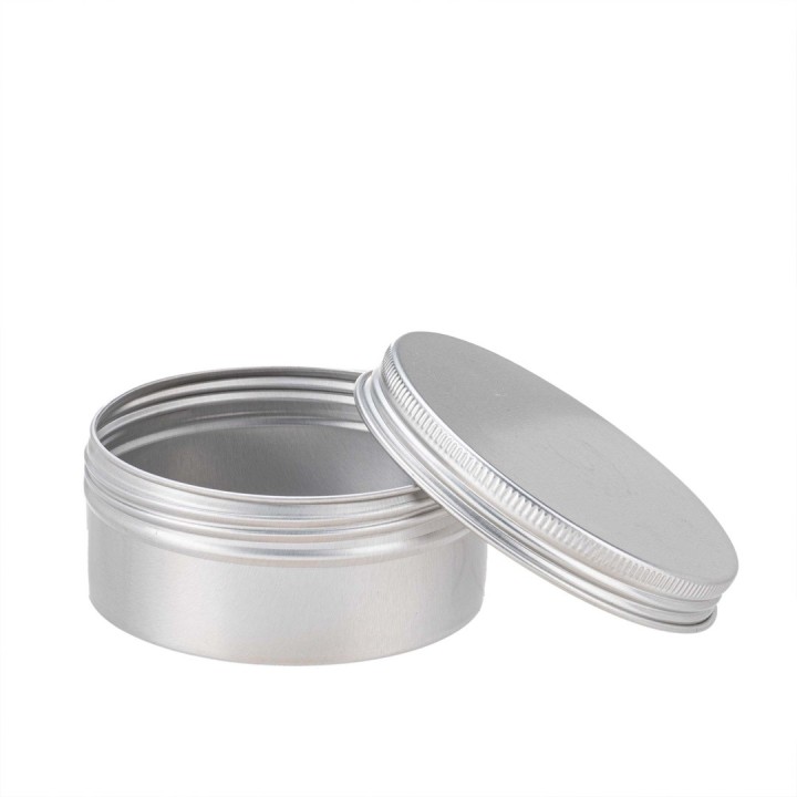 Alu-Schraubdeckeldose 100ml 75x24mm, mit geklebtem Linern