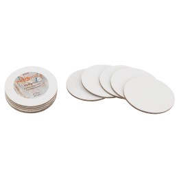 Malkarton 3mm 7,5cm rund 10St 280g/m²