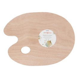 Farbmischpalette oval groß 30x40cm, 3mm, FSC