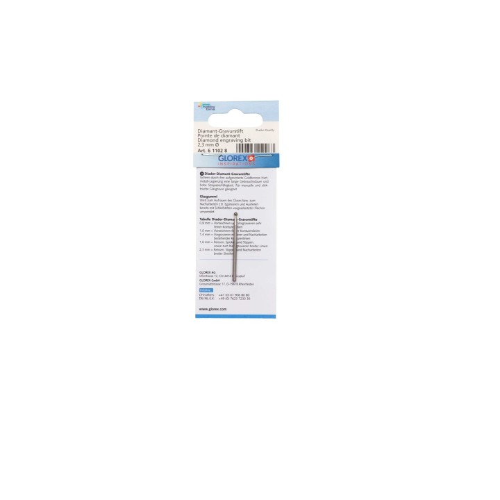 Diamantgravurstift 45mm 2,3mm gross