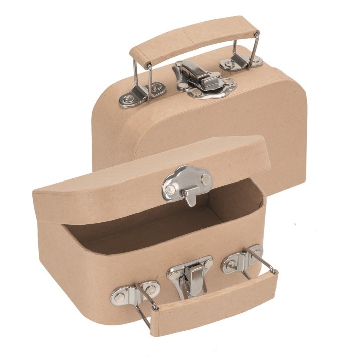Papp-Koffer 12x8x5cm