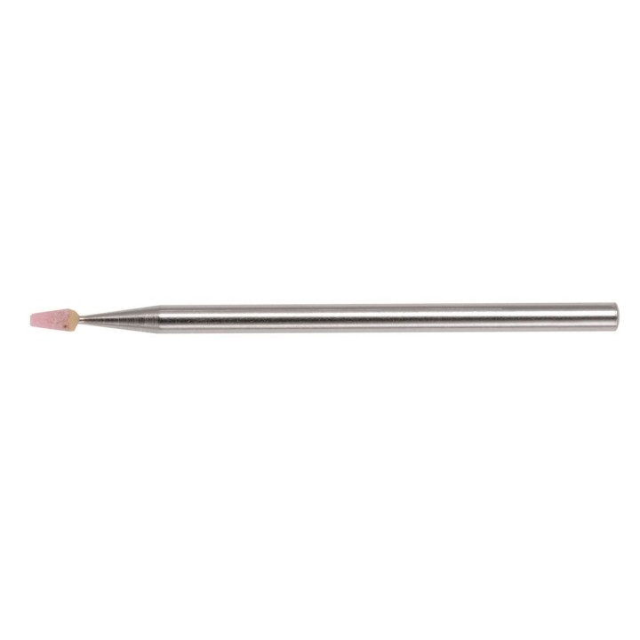 Korund-Gravurstift 45mm konisch-flach-fein