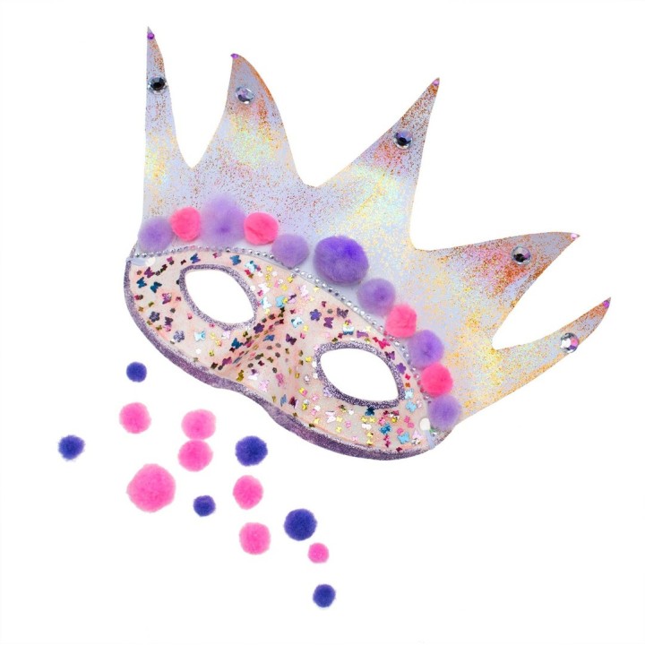Papp-Halbmaske 17,5x9,5cm 2 Stück