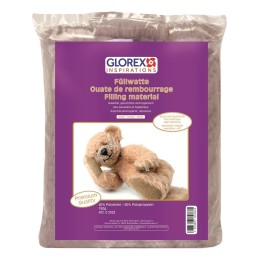 Ouate de rembourrage 150g, brun/beige
