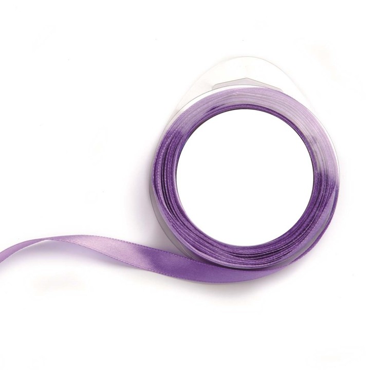 Ruban satin 10mm 10m lilas