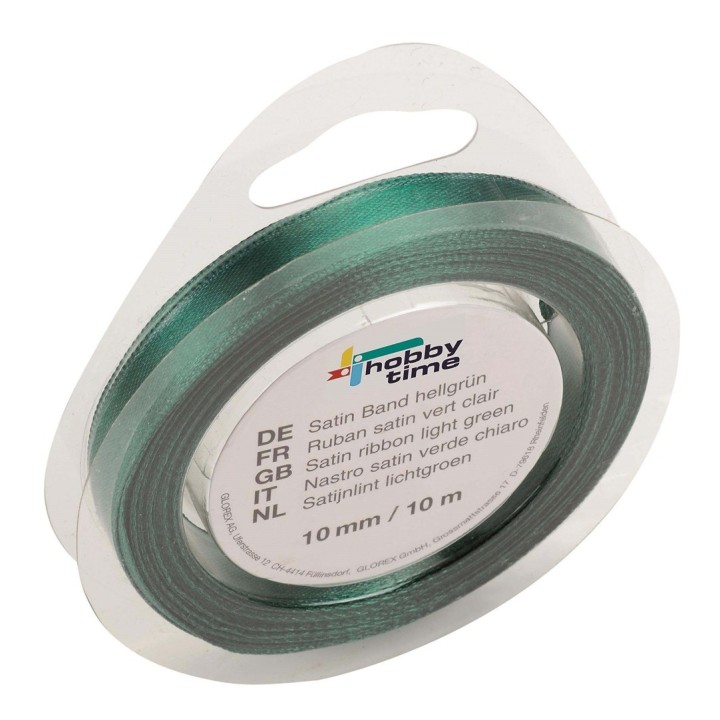 Satin Band 10mm 10m dunkelgrün
