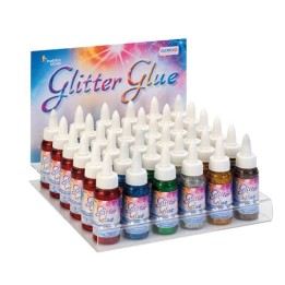 Glitter glue Display 1 6x6 flacons