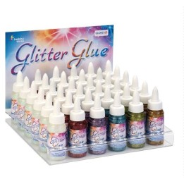 Glitterglue Display 2 6x6 Flaschen