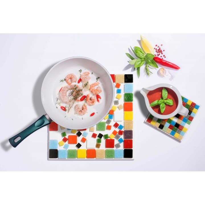 Mosaik Starter-Kit 10mm 200g schwarz/weiss