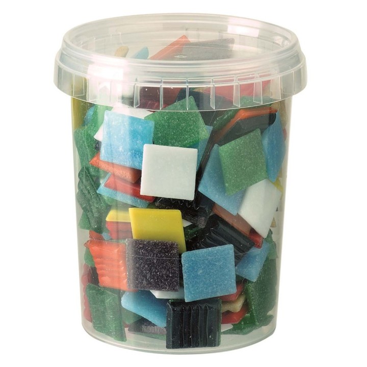Glas-Mosaik Grosspackung 600g Multicolor