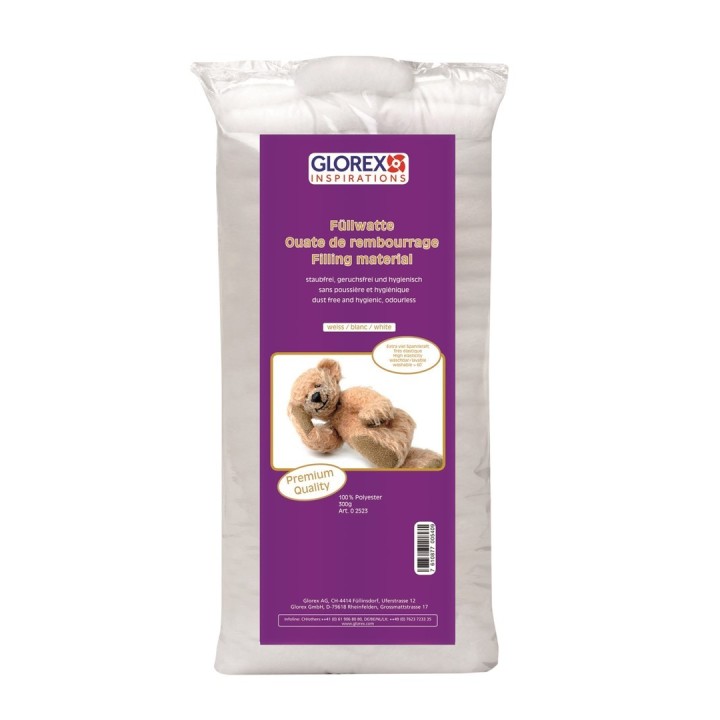 Ouate de rembourrage 300g, blanc
