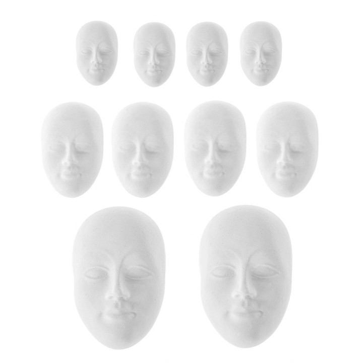 Giessform Masken-Set 10-tlg.