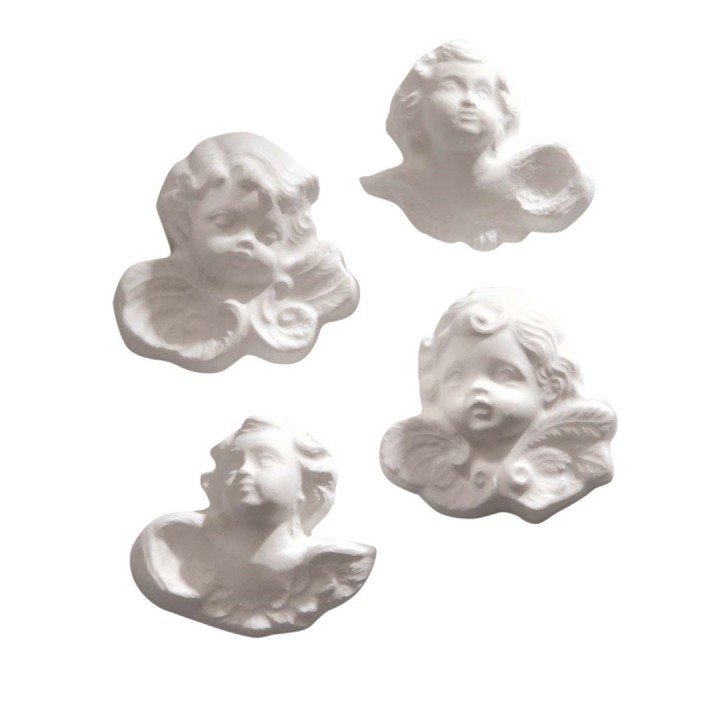 Moule relief angelots, 2 paires