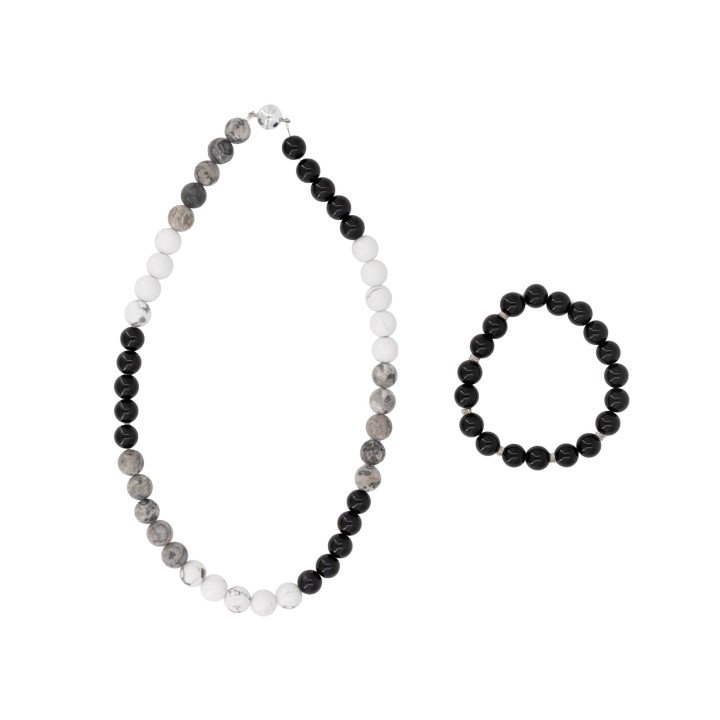 Pierres naturelles, 8mm, 10pcs Howlite