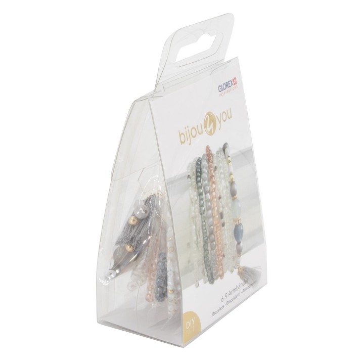 Kit DIY bracelet, gris