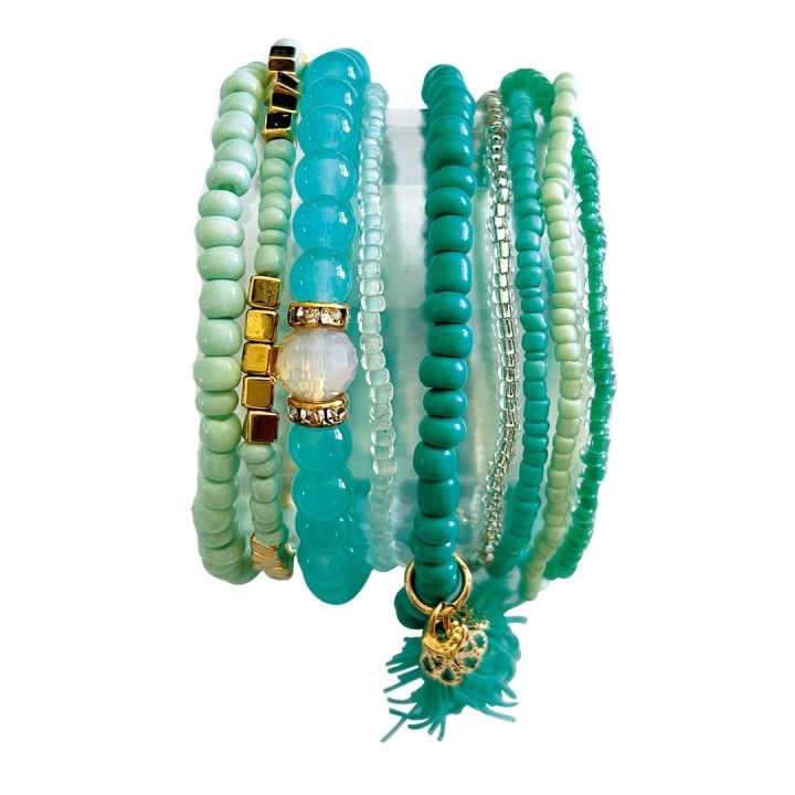 DIY Armband-Set, grün