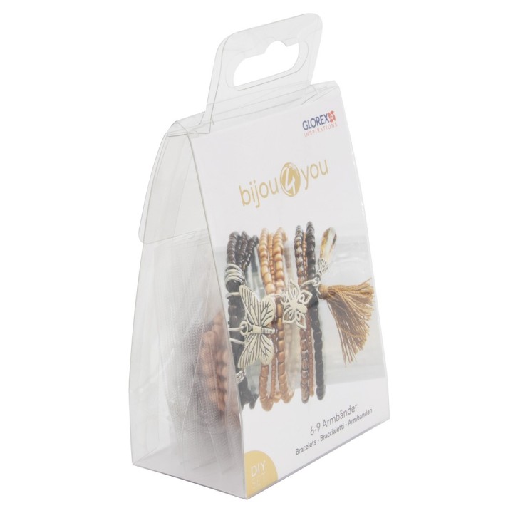 DIY Armband-Set, brauntöne