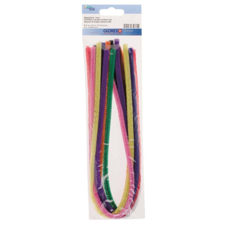 Biegeplüsch bunt 10 Stück 50cm